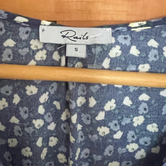 Jade Long Sleeve‎ Midi Dress in Navy Ditsy Floral​ - Picture 7 of 11